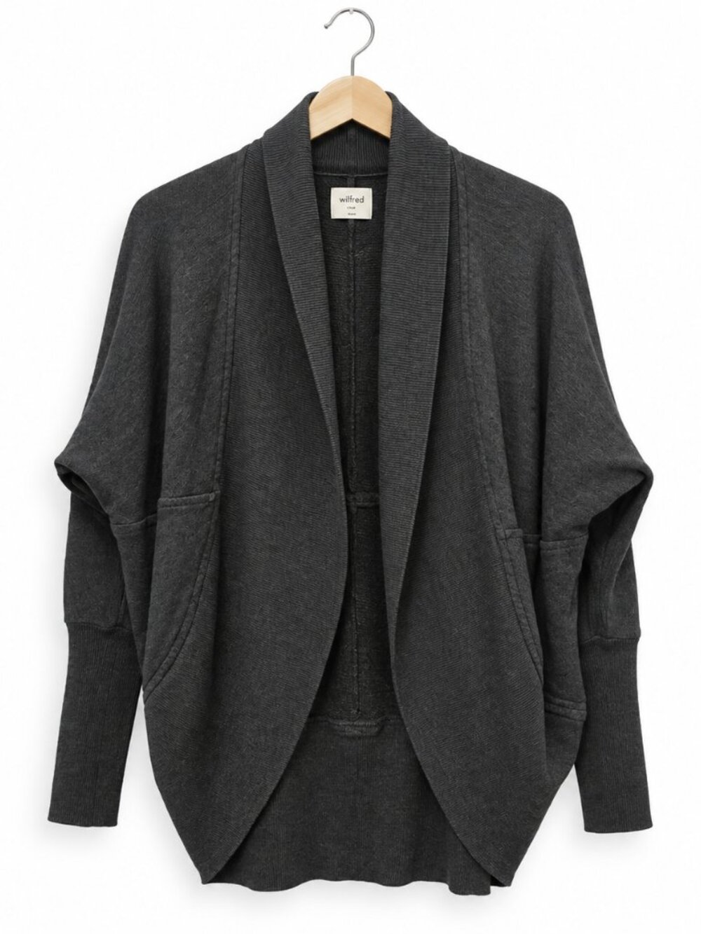 WILFRED | Dark Grey Diderot Cardigan – Women’s Small